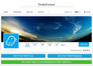 Twitter Cover Pages