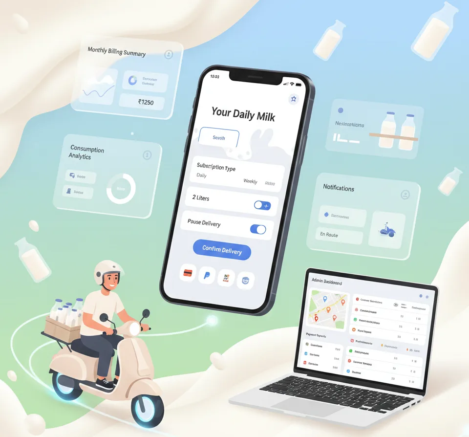 Milk Delivery Application